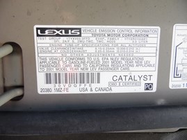 2001 LEXUS RX300 BEIGE 3.0L AT 4WD Z18387